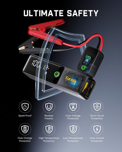 Fanttik Potent T10 Portable Car Emergency Jump Starter