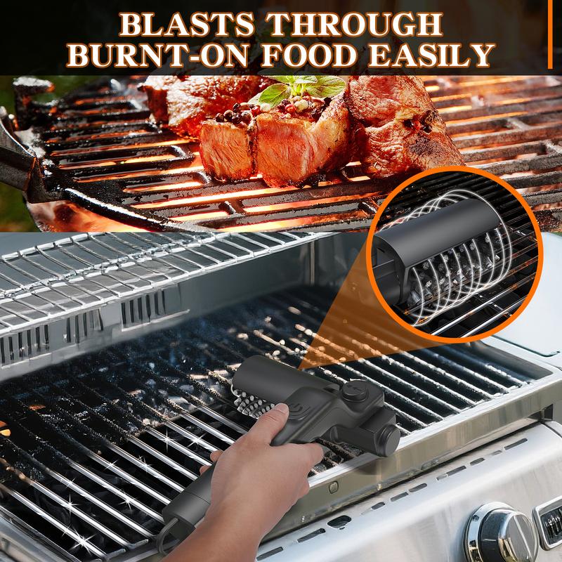 Rechargeable Electric BBQ Grill Cleaning Brush