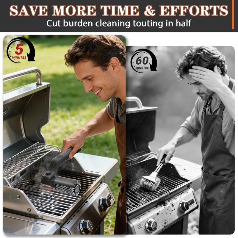 Rechargeable Electric BBQ Grill Cleaning Brush