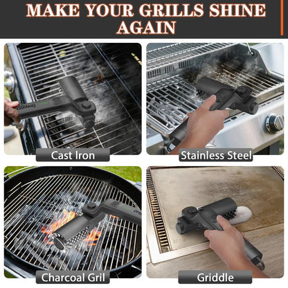 Rechargeable Electric BBQ Grill Cleaning Brush